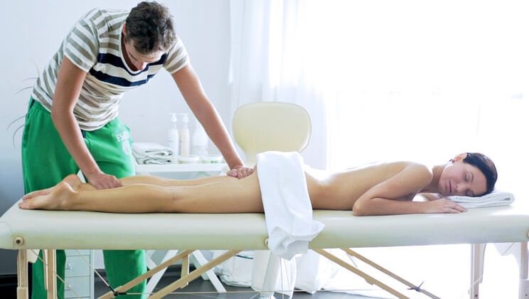 [RubATeen] - The Massage Newbie - Dinara - Halif