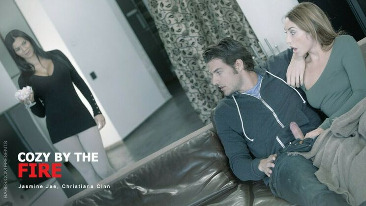 [StepmomLessons] - Big Tits Babes Enjoy Cozy Threesome