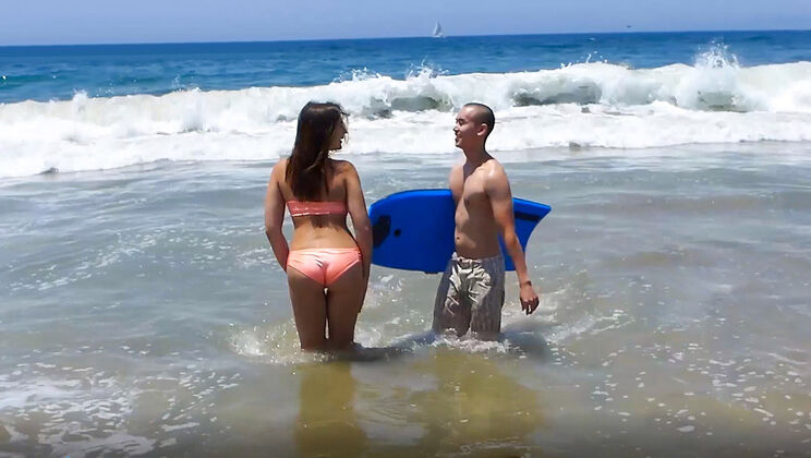 [TeamSkeetXSeries] - Blair from Sunny California Gets Fucked by James Bang on the Beach - Blair Williams - James Bang