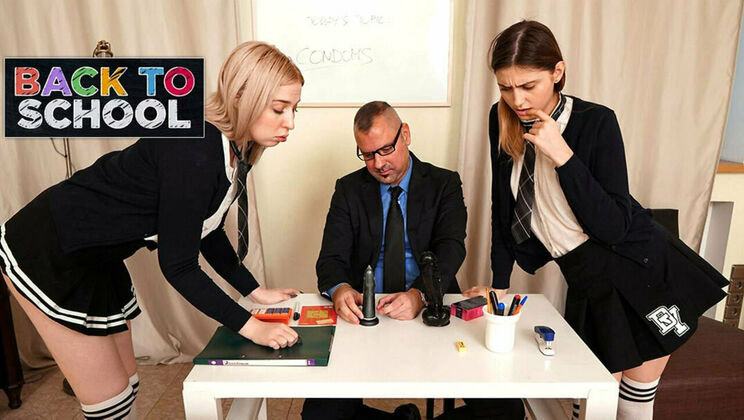 [ClubSweethearts] - Blonde and Brunette School Girls 4