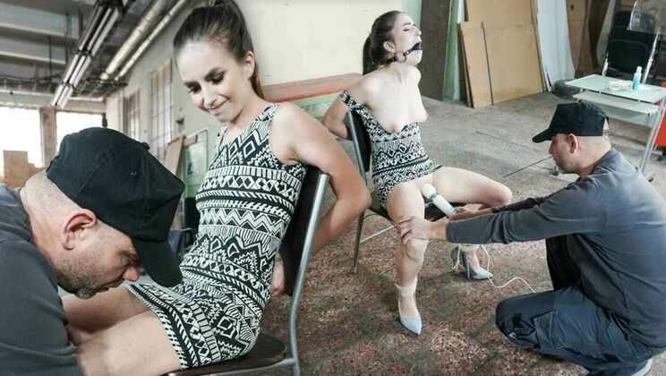 [Submissed] - Brunette in BDSM Chains - Lenna Ross