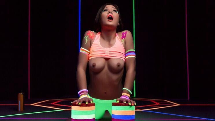 Glowing Dick and Dark Room Action