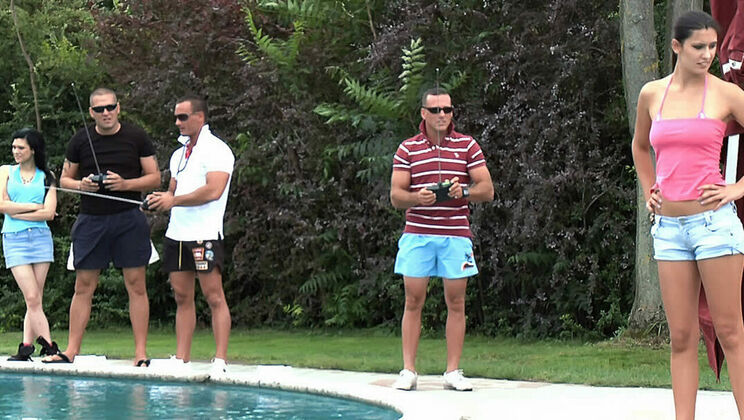 [GroupSexGames] - Hardcore Outdoor Sex with Brunette Babes - Miho Lechter - Diana Stewart