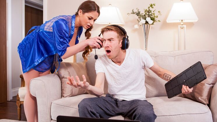 [Brazzers] - Gamer's Blonde Pussy Heaven