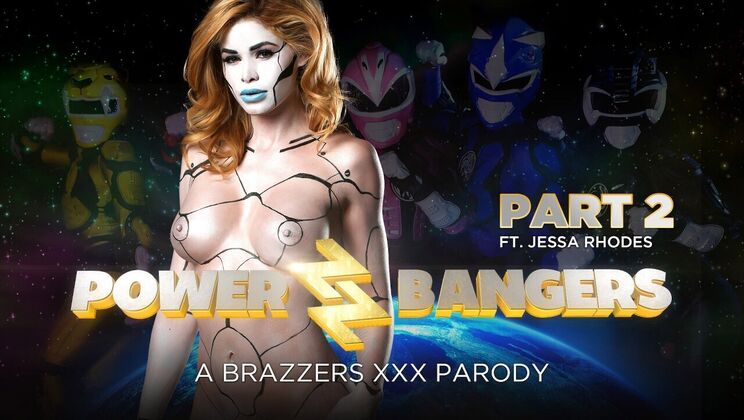 Power Bangers: Lesbian XXX Parody with Katrina Jade
