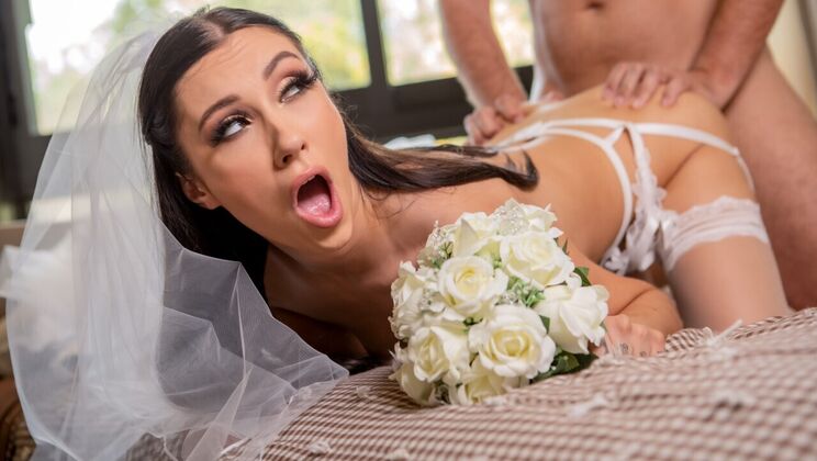 [Brazzers] - European Bride Jazmin Luv in Stockings Gets Fucked - Keiran Lee - Jazmin Luv