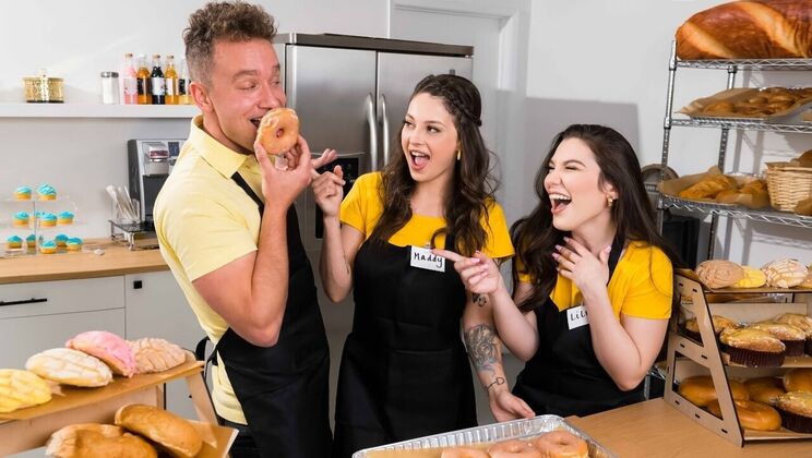 [Brazzers] - Back Seat Party With Big Tits - Van Wylde - Lily Lou - Maddy May