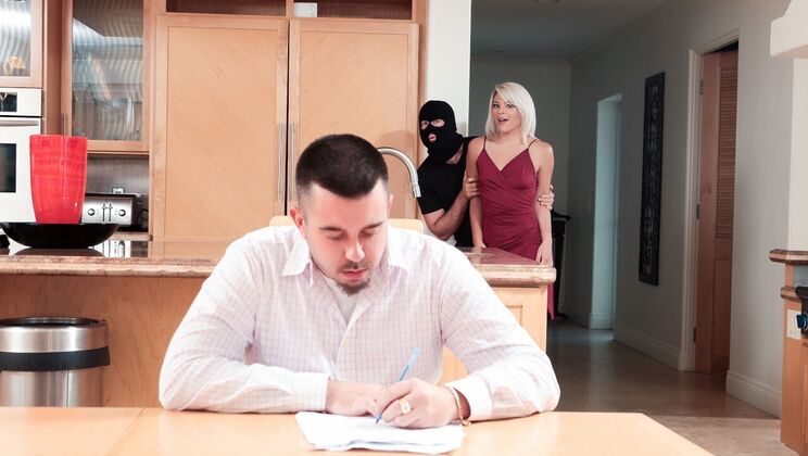 Blonde Girlfriend Gets Banged by Thief