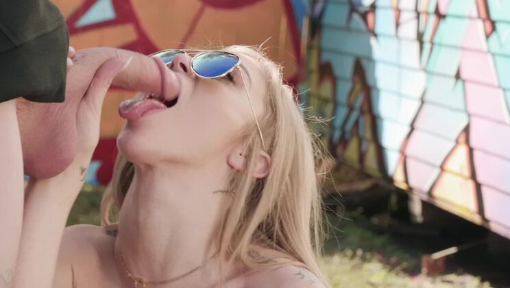 Oliver Flynn and Kali Roses in Amateur Outdoor Fuck