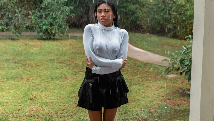 Asian Babe Gets Fucked Doggystyle