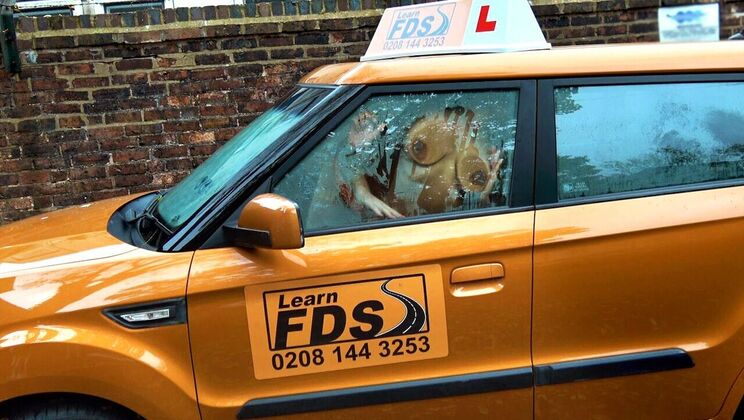 [FakeDrivingSchool] - First Time Doggystyle with Ryan Ryder - Ryan Ryder