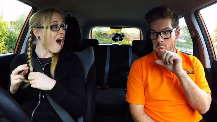 [FakeDrivingSchool] - Giggly Student Loves Outdoor Sex - Ryan Ryder - Satine Spark