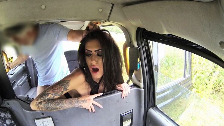 Brunette Cheater Enjoys Anal Sex Creampie