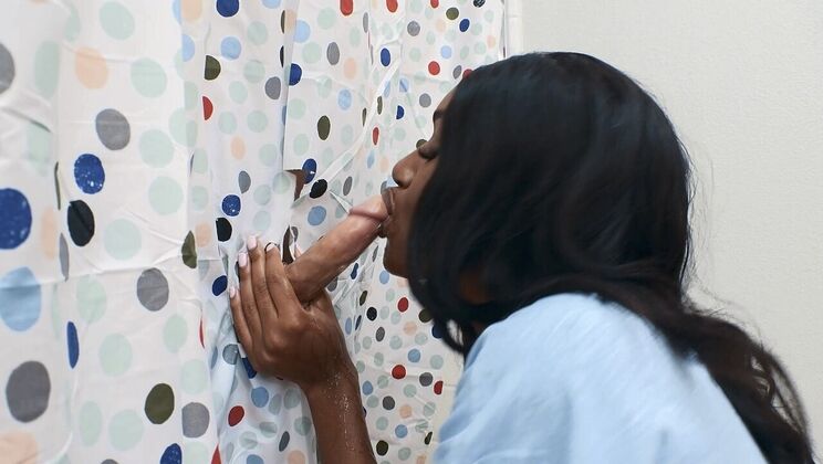 [RKPrime] - Glory Hole Shower Surprise with Black and Brunette - Seth Gamble - Ashley Aleigh