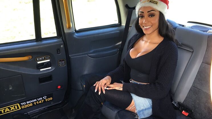 [FakeTaxi] - Petite Ebony with Big Tits and Cumshot in Mouth