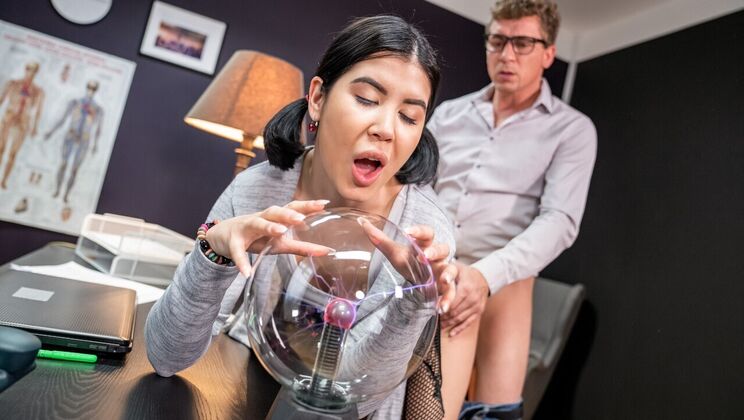 [DaneJones] - Teacher Can't Resist Brunette Student's Charms