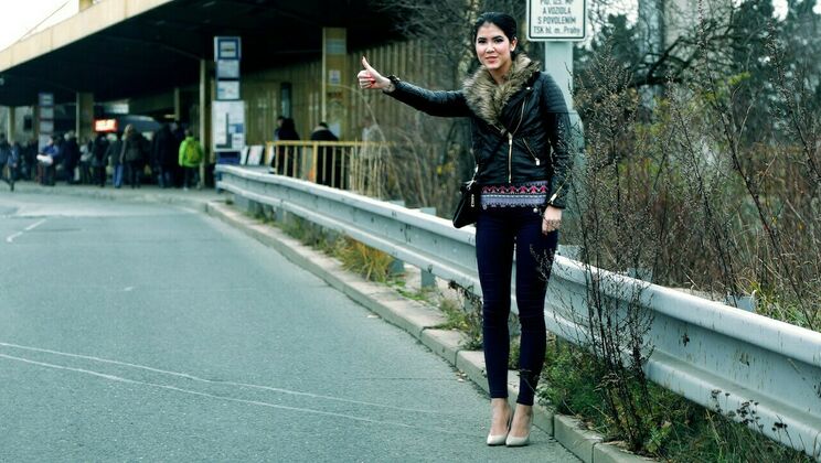 [StrandedTeens] - Czech Honey's Car Sex Adventure - Lady Dee