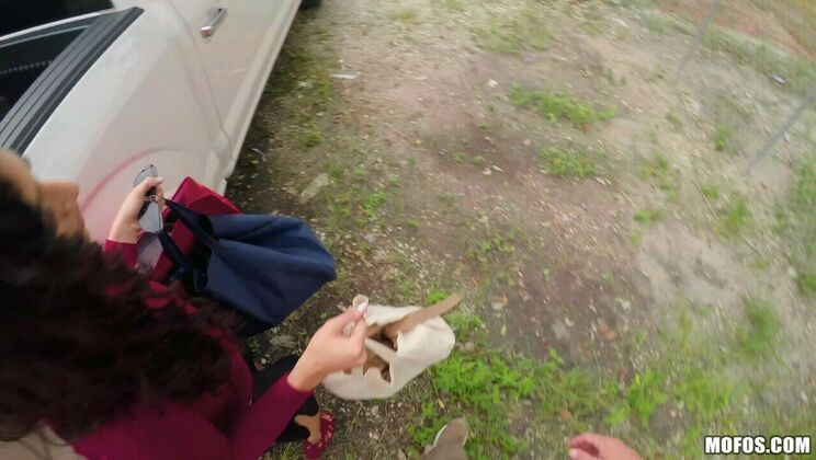 [StrandedTeens] - Latina Amateur’s Outdoor Car Fuck: Big Cock, Titty Fuck & Rough Spanking - Sean Lawless - Gabriela Lopez