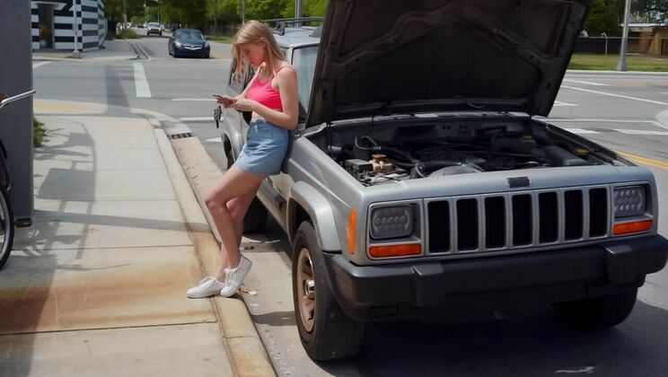 [StrandedTeens] - Remembering Melody's Blowjob - Brick Danger - Melody Marks