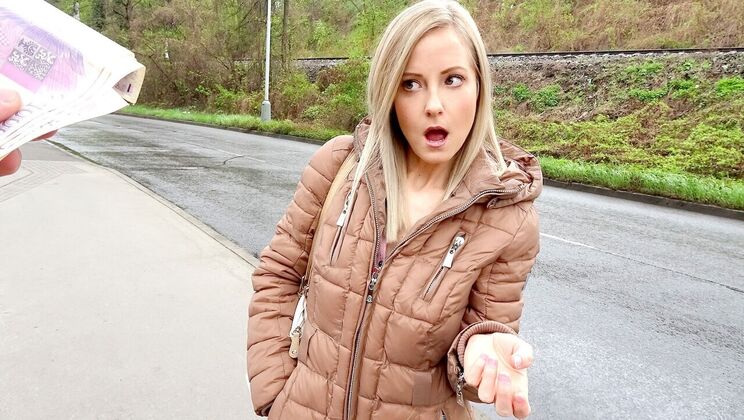 [PublicAgent] - Amateur Actress Fucked in Public