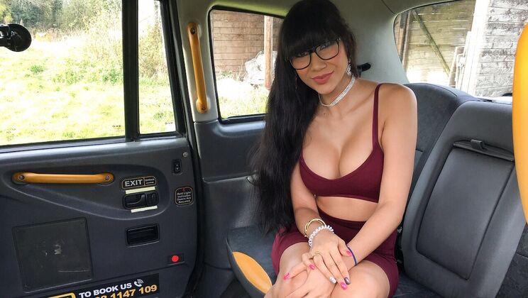 [FakeTaxi] - Fetish Feet and Cum on Glasses