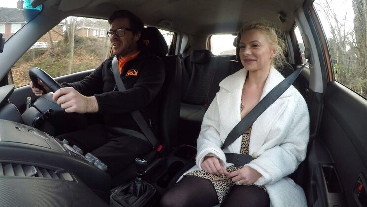 [FakeHub] - Blonde's Erotic Driving Experience with a Polish Instructor - Ryan Ryder - Zara DuRose