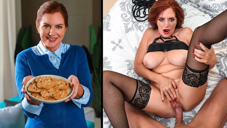 [LookAtHerNow] - Redhead Grandma Loves Doggystyle