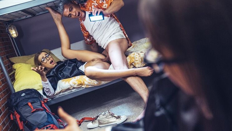 Deepthroat and Blowjob for Horny Grads