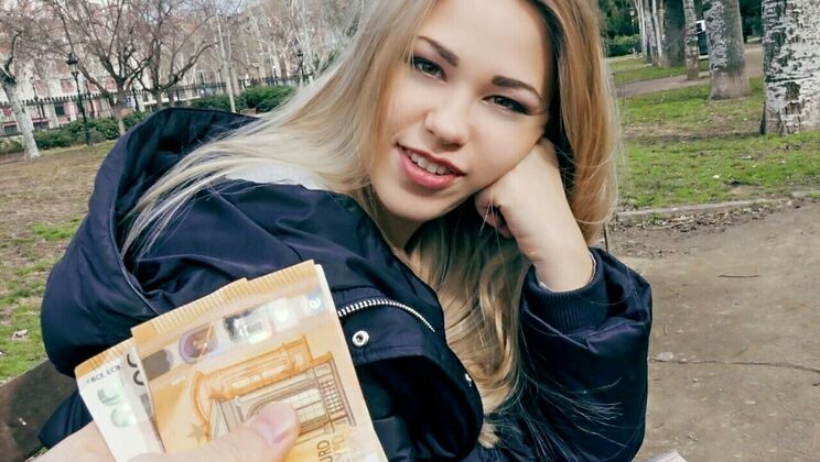 [PublicPickups] - Public Fuck for Nerd and Blonde