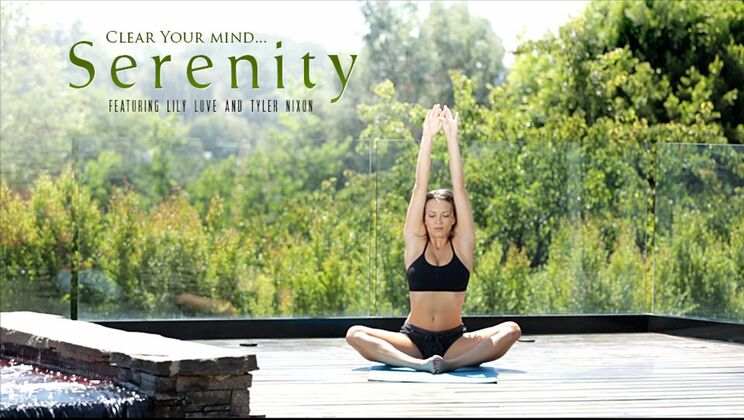 Lily Love's Shaved Pussy Gets Wet