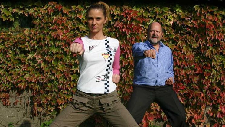 [Oldje] - Rodica and Eugene Outdoor Pussy Licking - Eugene - Rodica