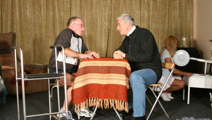 [Oldje] - Blonde Maid Gets Fucked by John - John - Nikky Thorne