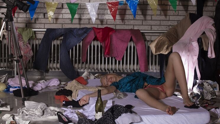 [Oldje] - Blonde Bitch Ryan Gets Messy with Logan - Big Tits, Blowjob & Doggystyle