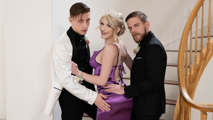 [TransAngels] - High Heel Prom Night Delight - Steve Rickz - Cole Church - Izzy Wilde