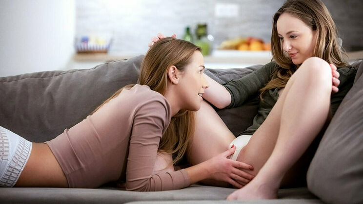 [SexArt] - Lesbian Love with Kissing and Nipple Play