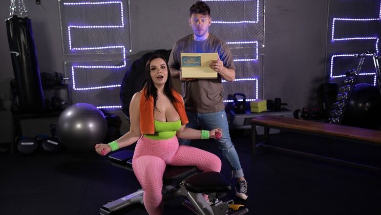 [FakeHubOriginals] - Short Hair Brunette Gets Gagged with Big Cock in Mouth