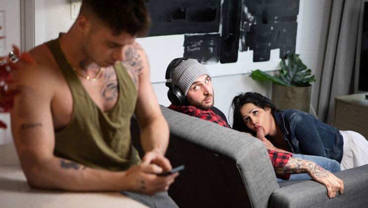 [TransAngels] - Double Penetration for Bimbo