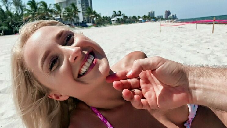 [MOFOSB-Sides] - Cock Worship on the Beach - Peter Green - Misha Mynx