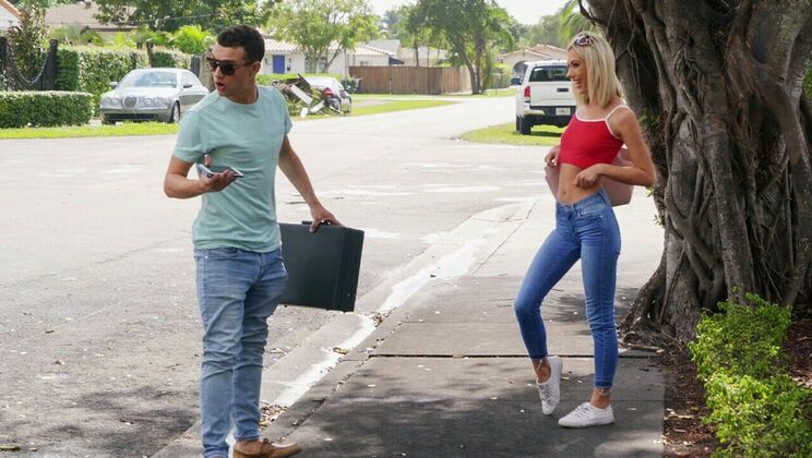 [PublicPickups] - Cumshot Switch With Sky And Johnny