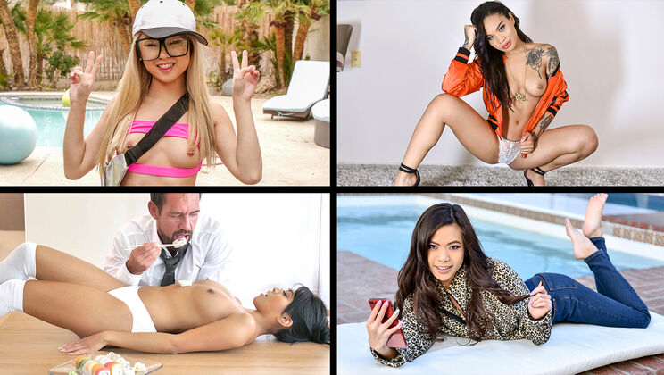 [TeamSkeetSelects] -  Lovely Asian Ladies in Compilation - Vina Sky - Honey Gold - Ember Snow - Jasmine Grey - Lulu Chu - Kimmy Kim - Elle Lee