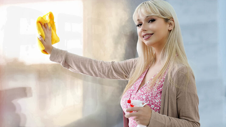 [PervMom] - Money Shot with Blue Eyes Babe