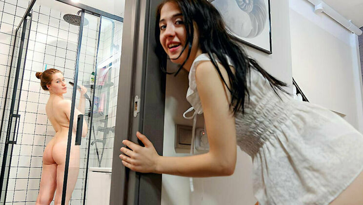 [ClubSweethearts] - Lesbian Shower Fun with Emily Head