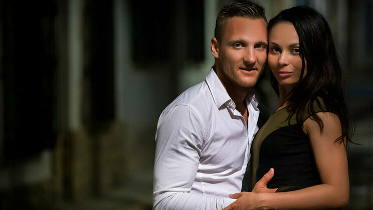 [SexArt] - Brunette's Blindfolded Sex Encounter - Matt Ice - Aurelly Rebel