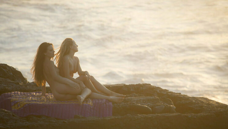 [SexArt] - Czech Lesbian Sex on the Beach - Whitney Conroy - Lorena B