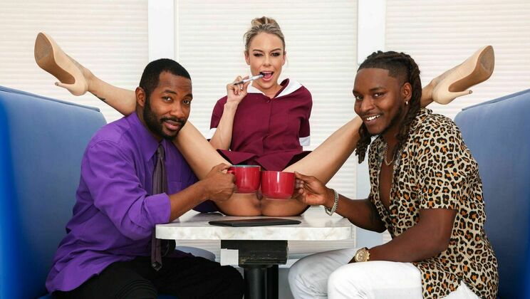 [BlacksonBlondes] - Summer Vixen's Beautiful Ass and Pussy on Show