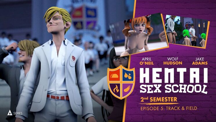 [AdultTimeAnimation] - Semester 2 Episode 5: Ass Play - Kira Noir - Jake Adams - Whitney Wright - April Oneil - Wolf Hudson - Serene Siren