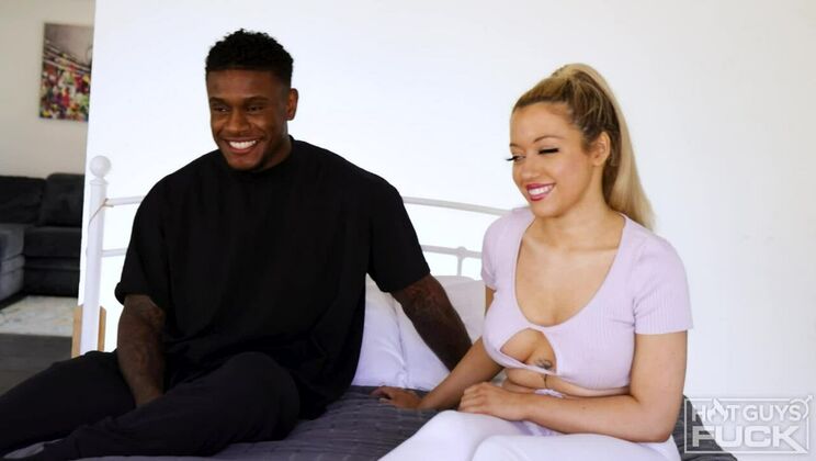 [HotGuysFuck] - Calvin Beckham's Big Black Cock Meets Francesca Rossi's Lust - Francesca Rossi - Calvin Beckham