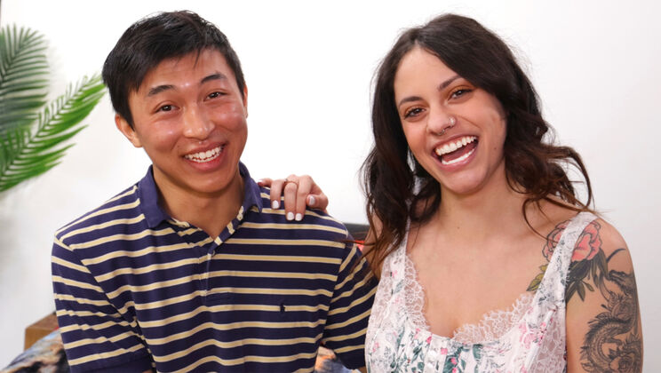 [HotGuysFuck] - Asian Babe Melody Foxx Fucks New Guy Jack Sims Wildly - Melody Foxx - Jack Sims