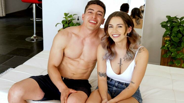 [HotGuysFuck] -  Kendrick Driver and Bella Luna Get Steamy on Set! - Bella Luna - Kendrick Driver