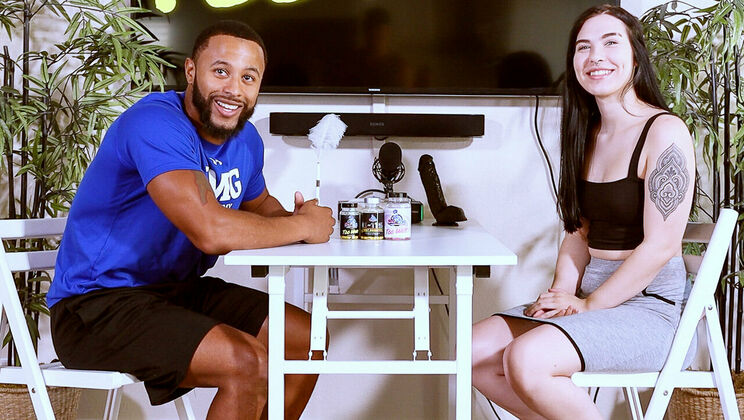 Alyssa Amythest Interview Ends with Hardcore Black Fuck